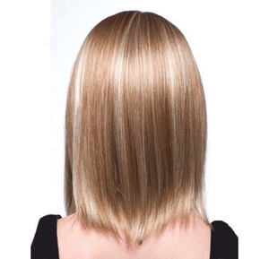 Aishili al por mayor de la mezcla canzi con natural Rubio pelucas sintéticas natural con flequillo pelucas de pelo sintético para las mujeres - Product Image 3