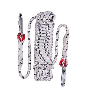 <span class=keywords><strong>Corde</strong></span> de sécurité de sauvetage <span class=keywords><strong>avec</strong></span> mousquetons, <span class=keywords><strong>corde</strong></span> de protection d'escalade en polyester de 10mm - Product Image 4