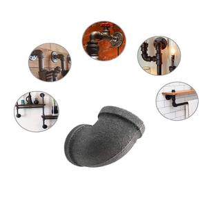 <span class=keywords><strong>1</strong></span>/<span class=keywords><strong>2</strong></span> "đen dễ uốn gang Ống khuỷu tay 90 độ cho Tự làm ống đồ nội thất - Product Image 5