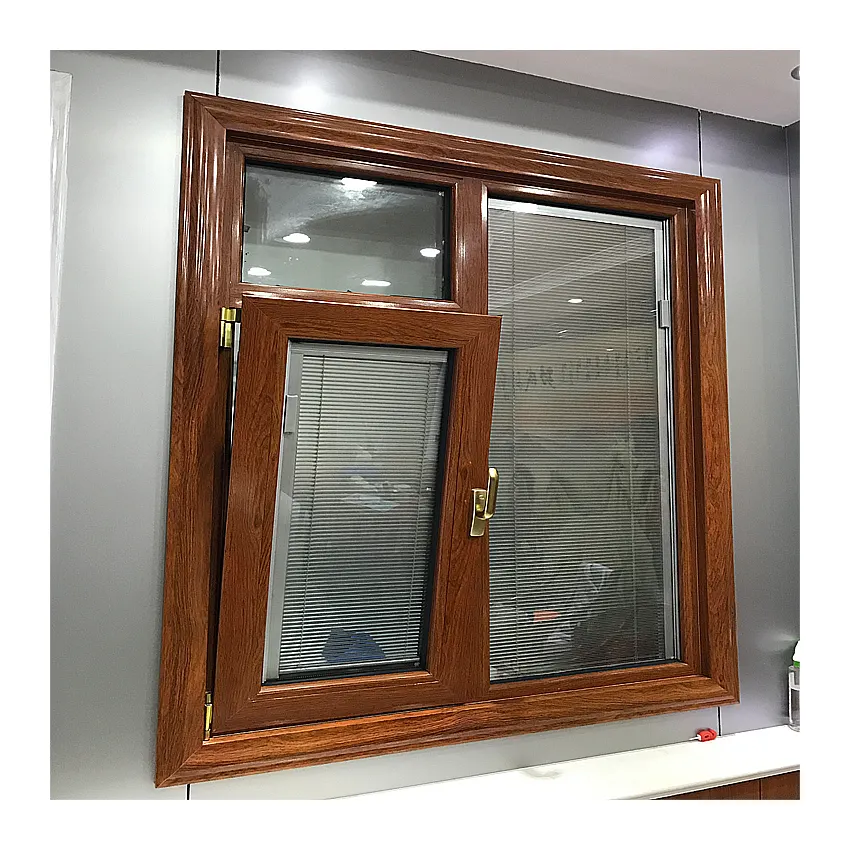 Aluminium Window Schedule Size Double Clear Glass Customized White Strong Folding Window China Supplier Aluminum Alloy Swing