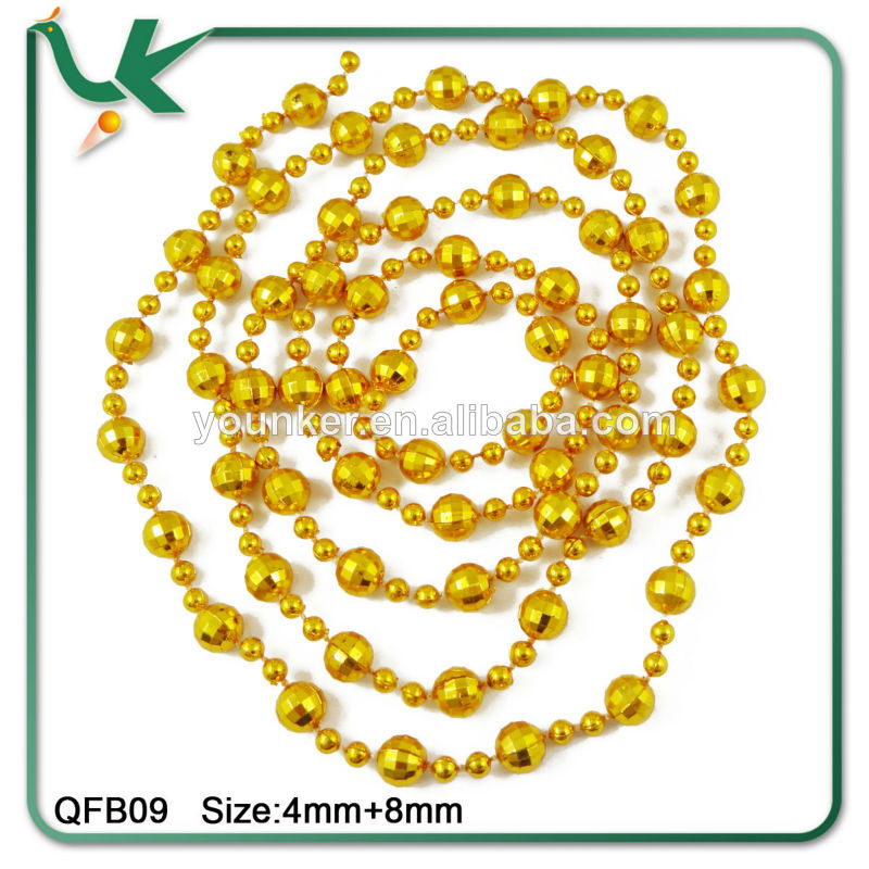 золотистый цвет пластиковые шарики строку рулон