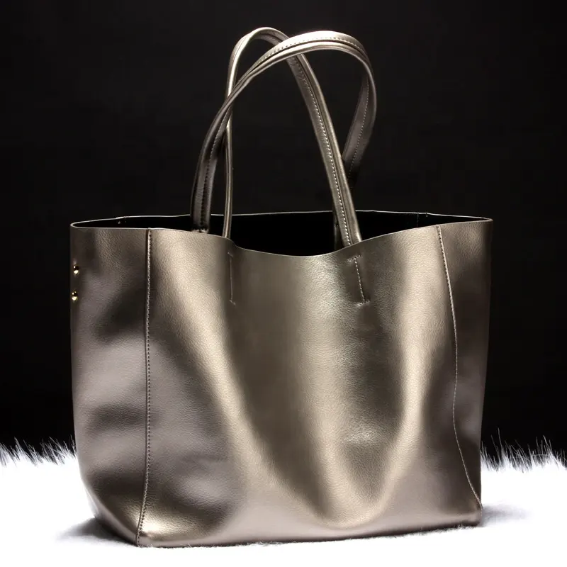 TL4008 Wholesale Top Quality New Fashion Genuine Leather Bag for Women Red Tote Leather Lady Handbag