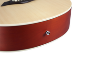 Cheap 6-String Acoustic Guitar Cutaway Model Engelmann Spruce 40 Inch Natural Finish