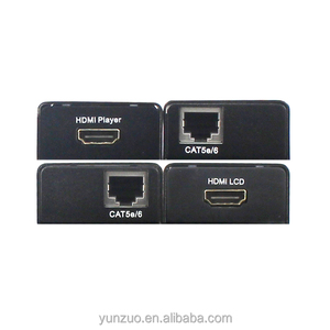 Yunzuo mở rộng 60m Ultra HD 1080p 3D TX RX HDMI Video Extender trên Cat6 CAT7 60m máy phát và máy thu - Product Image 2