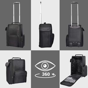 Extra Large Nylon Beauty Trolley Makeup Suitcase Cosmetic Rolling Case Hairdressing Organiser - Product Image 6