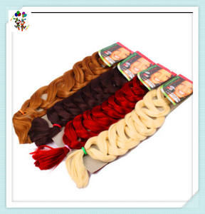 Trecce di capelli sintetici Jumbo di colore rosso scuro da donna a buon mercato HPC-2563 - Product Image 3