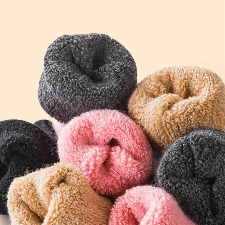 Venta caliente de alta calidad de lana Merino Calcetines de las mujeres de la tripulación calcetines de invierno para las mujeres