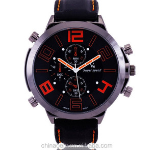 Reloj de pulsera de silicona analógico para hombre, pulsera de lujo a la moda, resistente al agua, de marca, fabricación <span class=keywords><strong>Vogue</strong></span> V6 Strips - Product Image 2