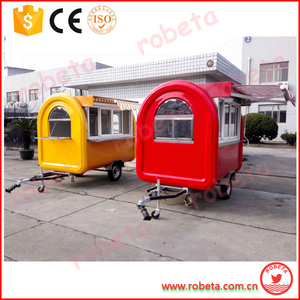 2016 Caliente-venta móvil pizza carrito de comida para la venta/alimentos asado a la parilla la cesta/madera carrito de comida - Product Image 5