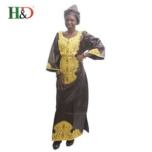 H & d hot selling high quality cheap OEM fashion match costume African wedding dresses girls - Product Image 2