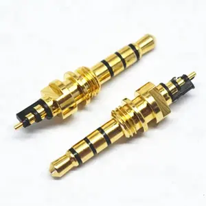 3.5mm 4 ploes 6.8mm Lade 30.9L met schroef mannelijke Audio Plug Jack Connector