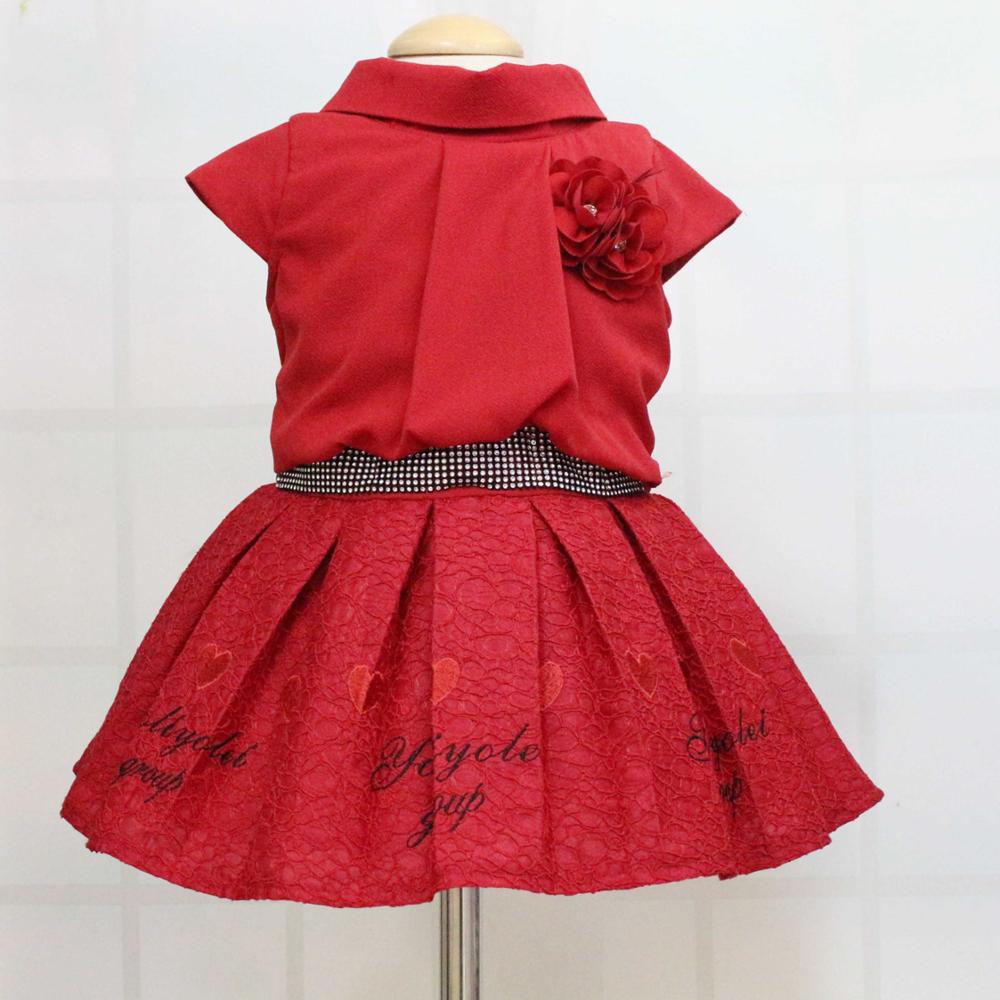 Высокое качество Детские Красные кружевные вечерние платья Вечерние