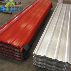 Tôle de toiture en acier inoxydable ondulé GI de 0,13 mm/0,15 mm/0,18 mm/0,25 mm d'épaisseur, matériau de construction, poids - Product Image 3