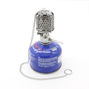 Mini Lampada a <span class=keywords><strong>Gas</strong></span> Butano Portatile Ultraleggera in Acciaio Inox per Campeggio e Outdoor, 148g - Product Image 2