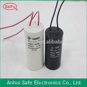 Cbb60 300 vac power capacitor motor made in china good cbb60 sh cbb60 motor electrics's airborne air compressor power capacitor - Product Image 2