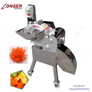 औद्योगिक बिजली सब्जी अच्छे Slicer लहसुन पासा खेलनेवाला गाजर Dicing मशीन