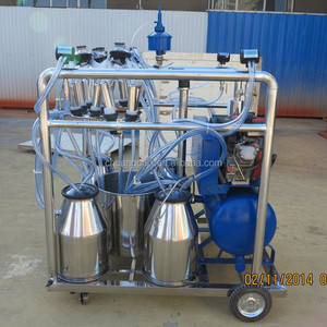 Máquina de Ordeño Portátil de 4 Cabezas con Motor de Gasolina y Motor Eléctrico - Product Image 4