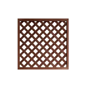 Plastic lattice wooden door garden