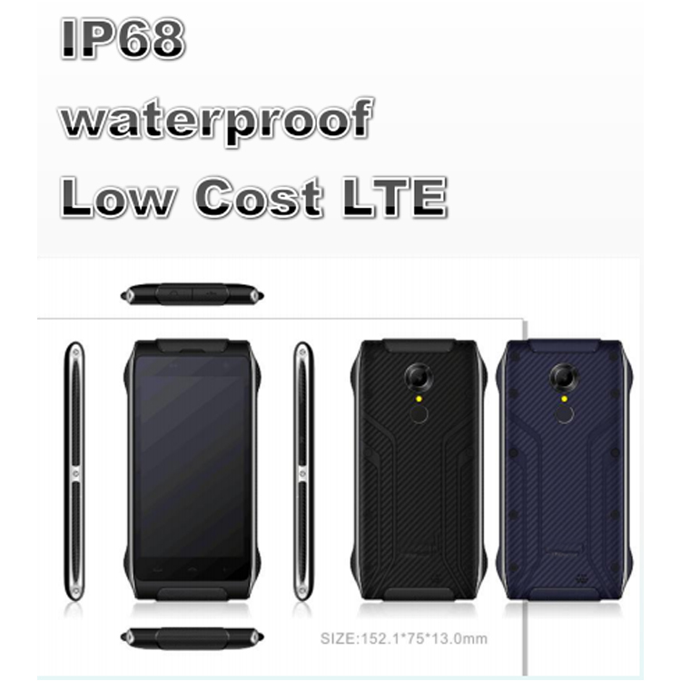 Низкая стоимость 4 г Китай смартфон MT6737 Quad Core Android 6.0 ROM16GB 5.0 дюйма HD 4 г Waterfproof мобильного телефона