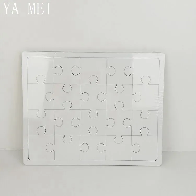 Высокое разрешение печать mdf головоломка сублимации с бесплатным образцом