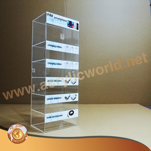 Estante acrílico personalizado para mostrador, accesorios para teléfono, estante de exhibición - Product Image 2