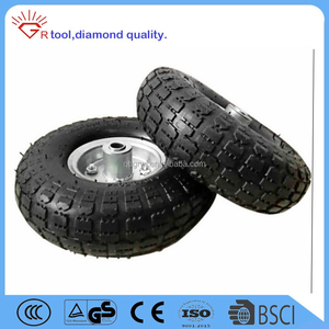 Speelgoed Houten Wagen Wielen 10 "X3.50-4 Penumatische Rubber Wiel - Product Image 2