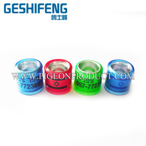 Anillos de palomas <span class=keywords><strong>2023</strong></span> <span class=keywords><strong>oiseaux</strong></span> kabutar anneaux de jambes gravure canari finch anneaux en aluminium bandes jaunes pigeons de course à vendre - Product Image 3