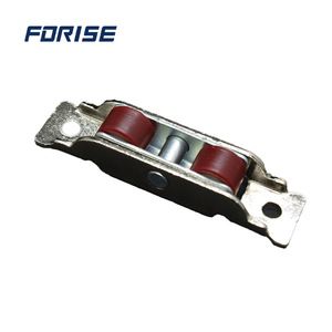 Có thể điều chỉnh <span class=keywords><strong>16mm</strong></span> kẽm Khung con lăn bánh xe uPVC trượt đôi rãnh Nylon cửa sổ con lăn - Product Image 3