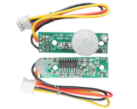 Module de capteur de mouvement infrarouge pyroélectrique pour le corps humain DC3.3-4.5V, mini puce et module de capteur de mouvement pir