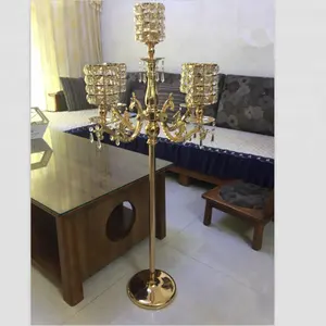 थोक शादी centerpieces मंजिल candelabra