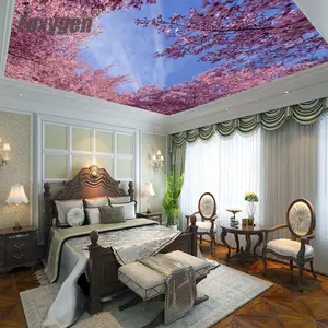 MSD stretch ceiling fim 5M width plastic pvc ceiling panel printed film ceiling decor