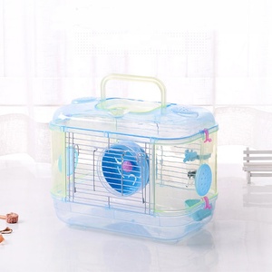 Cage en métal avec imprimé à la mode, transparente, pour animaux domestiques, petit Animal domestique, <span class=keywords><strong>Hamster</strong></span>, chariot et boutons de maison, ne prend pas en charge, OEM/ODM, 50 pièces - Product Image 6