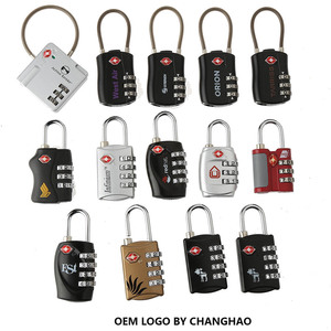Chất Lượng Cao 3 Chữ Số Hành Lý Tsa Khóa Du Lịch An Ninh Thương Hiệu Kết Hợp Ổ Khóa - Product Image 5