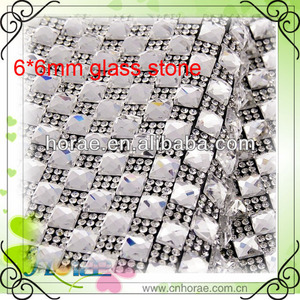 Nuevo 2013 24*40cm caliente fijar la hoja de strass - Product Image 1