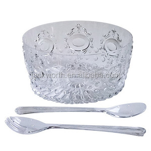 ชามสลัดอะคริลิกดีไซน์อัญมณีพร้อมชุดเซิร์ฟเวอร์ - Product Image 2