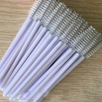 2024 <strong>Best</strong> <strong>Selling</strong> Cheapest Disposable White Synthetic Hair Mascara <strong>Spoolie</strong> <strong>Brush</strong>