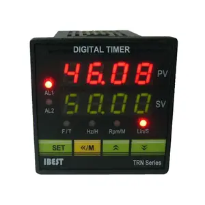 Digital Preset Timer Relay Count Down or Up/1 Channel 4 LED digit12V/24V DC Or AC 220V (IBEST)