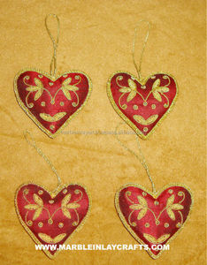 Christmas <b>Tree</b> Heart Fabric <b>Ornaments</b> - Product Image 1