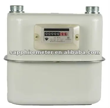 G6S Sapphire Diafragma Industri Komersial Steel Gas Meter