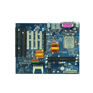 Venta al por mayor g41 placa base ddr3 4 socket de memoria-Issa-placa base con dos ranuras LGA775, G41 Chipset, memoria ddr3, 5 PCI, ranura CF, win2000, sistema winxp