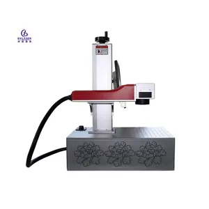 Hoge Kwaliteit 50W Raycus Fiber Laser Markering Machine Mini Lazer Datum Afdrukken Metalen Diepe Graveermachine