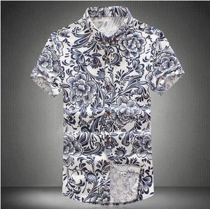 Camisa Para Hombre Imprimir <span class=keywords><strong>Beach</strong></span> Party Aloha hawaiano Blanco - Product Image 1