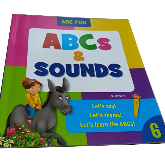 ABC english book with fun for kids learning phonics