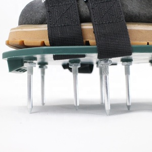 Có thể điều chỉnh dây đai sân cỏ Aerator Dép sục khí lỏng đất Giày Vườn Nhà Kính móng tay Giày scarifier Nail gieo công cụ - Product Image 3