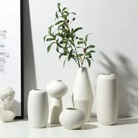 2019 nuovo arrivo di alta qualità fatto a mano fiore bianco vaso di ceramica