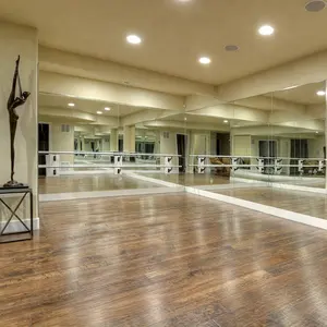 Modern Dance Studio กระจกใช้ผนังเต้นรำราคาถูกกระจก