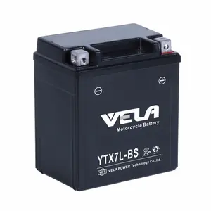 Bateria bs ytx7l Motorparts 12v 7Ah molhado mf baterias de moto