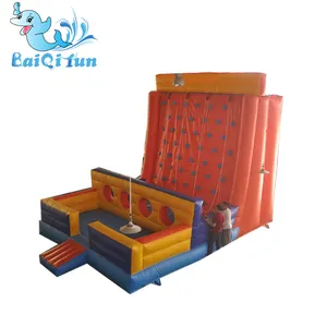 Indoor rock climbing game, inflatable square climbing wall, inflatable climbing wall