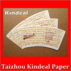 Dislpasable leche taza de papel del ventilador/materia prima de papel taza - Product Image 1