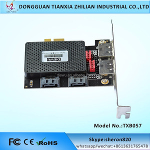 4 port <strong>sata</strong> 3.0 <strong>ethernet</strong> <strong>adapter</strong> pci express <strong>sata</strong> <strong>ethernet</strong> <strong>adapter/pci</strong> express connectors DIEWU 2 x sata <strong>3.0</strong> and 2 x esata 3.0 - Product Image 3